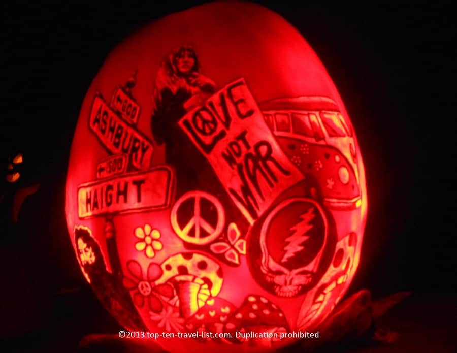 Peace San Francisco Jack O'Lantern 