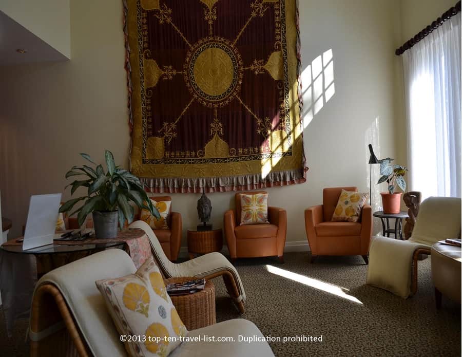 Relaxation room at the Emerson Spa in the Catskills