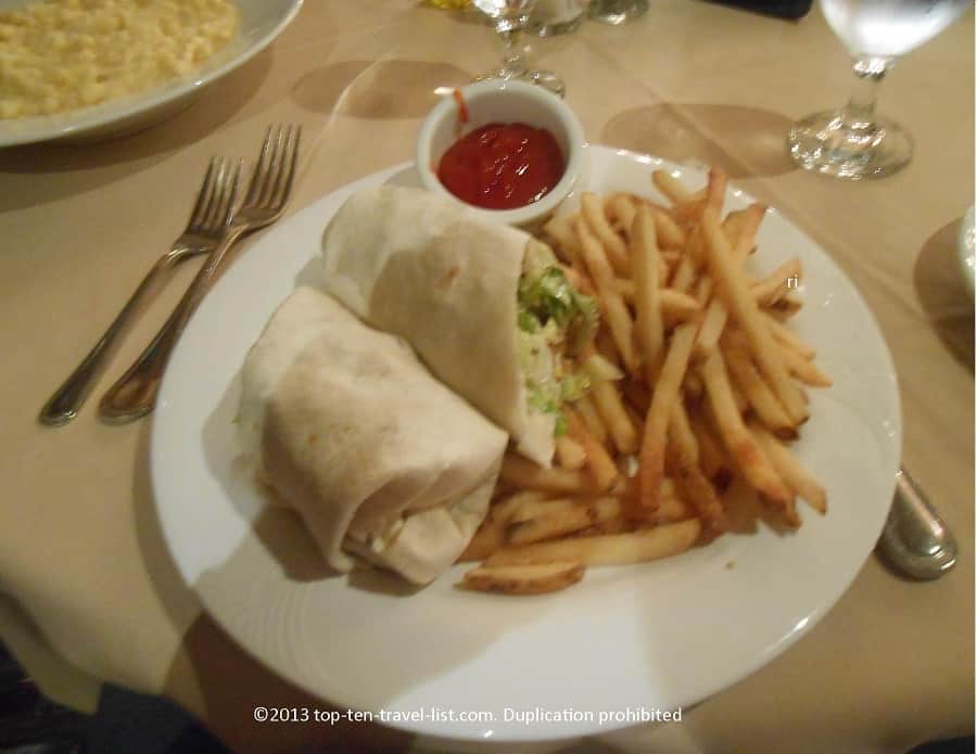 Turkey Wrap at the Emerson Resort