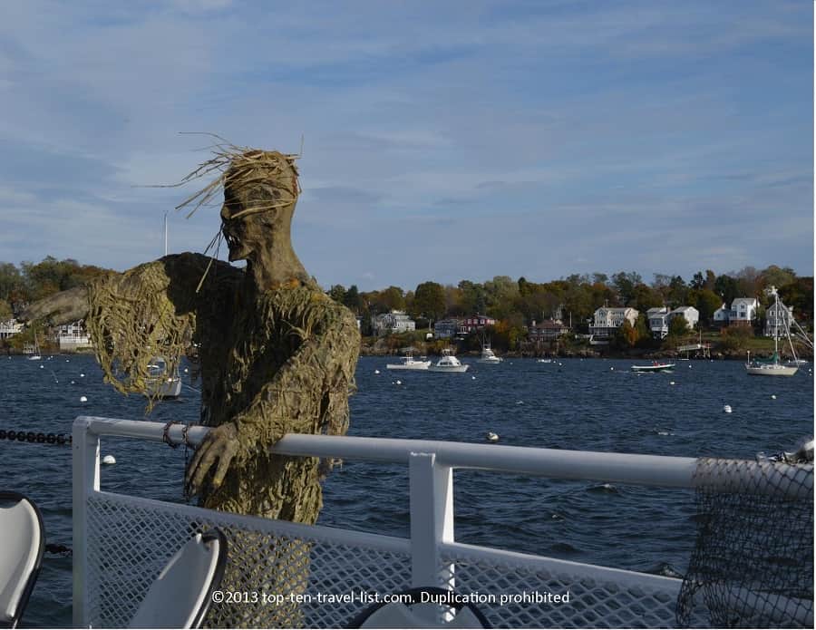 Zombie on Salem Haunted Harbor cruise