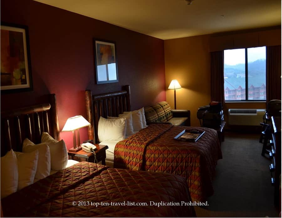 Stone Lodge room at Wilderness at the Smokies in Tennessee 