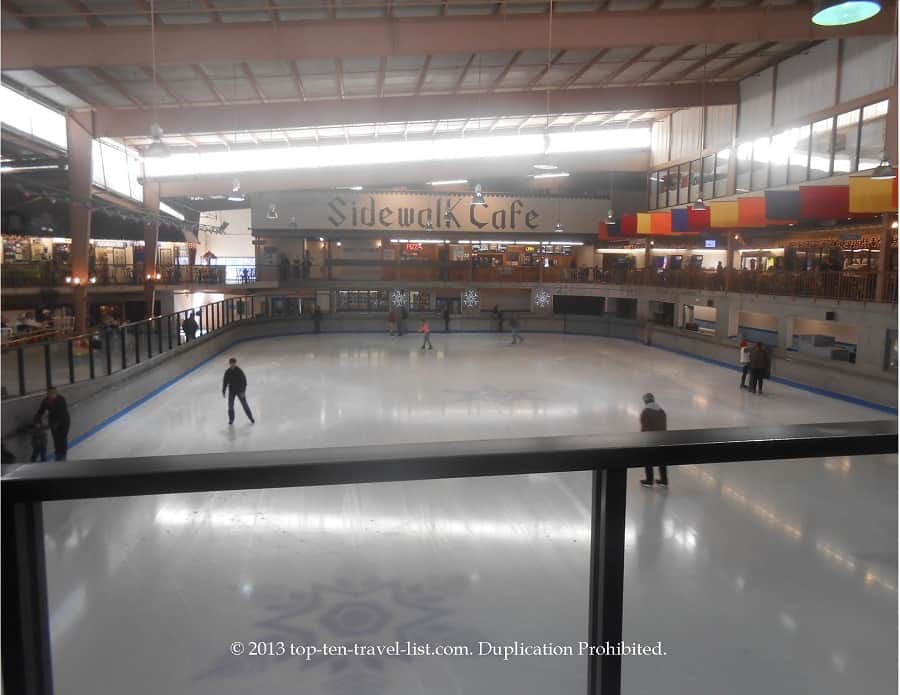 Ice skating at Ober Gatlinburg in the Smokies