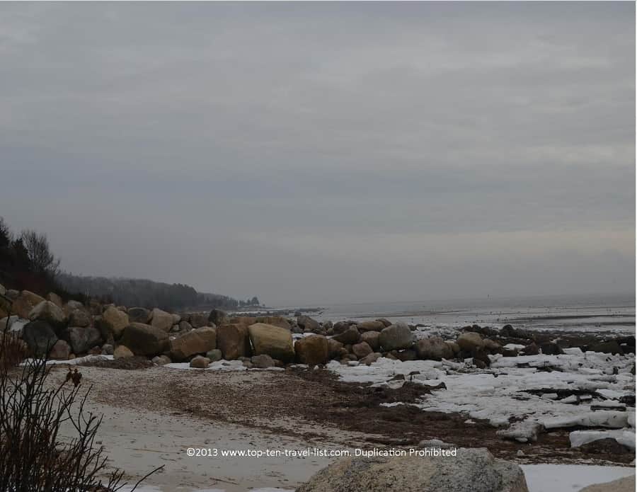 Winter views at Little Harbor Beach