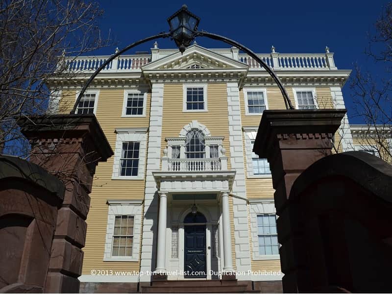 The Nighingale Brown House on Benefit St. in Providence, RI 