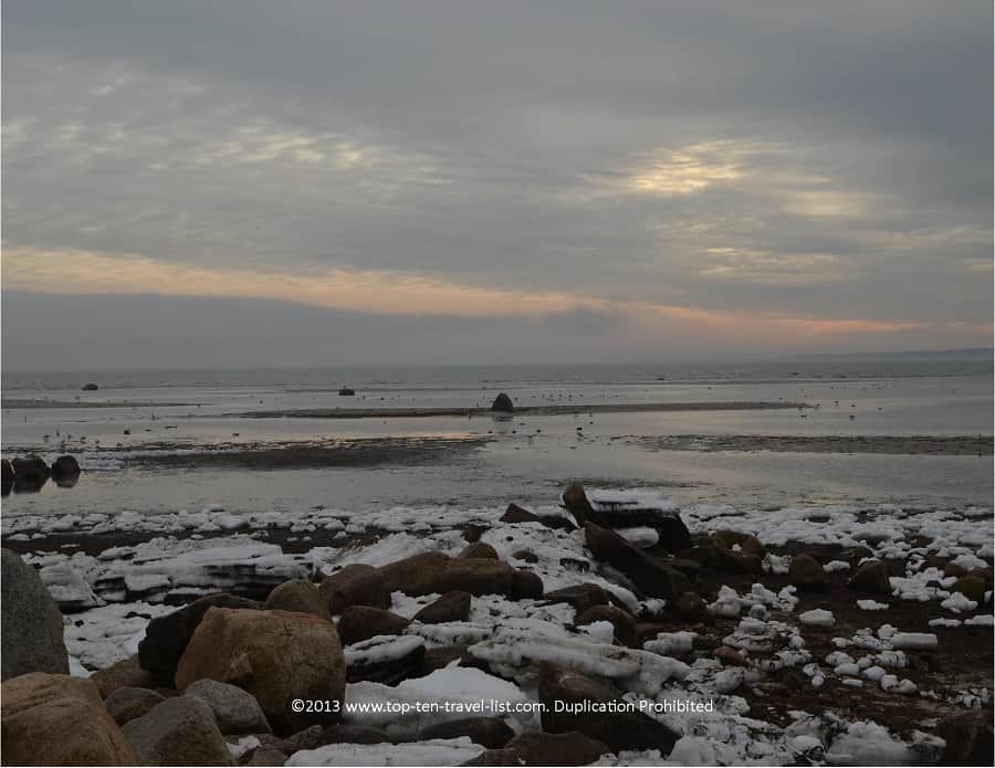 Winter day at Little Harbor Beach