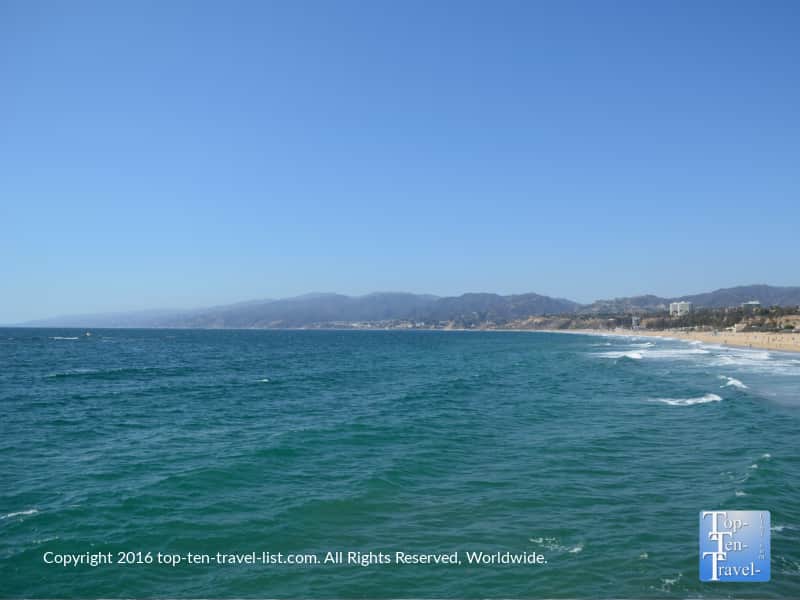 Beautiful views at Santa Monica beach