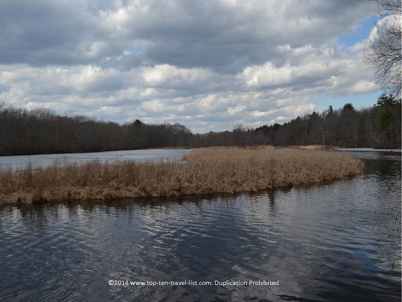 Beautiful views of Three Mile River in Taunton