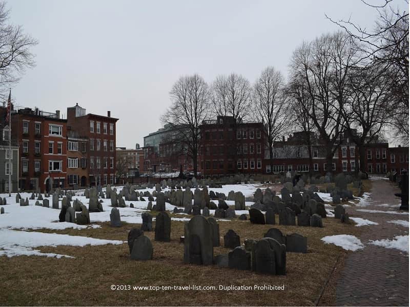 Copp's Hill Burying Ground in Boston