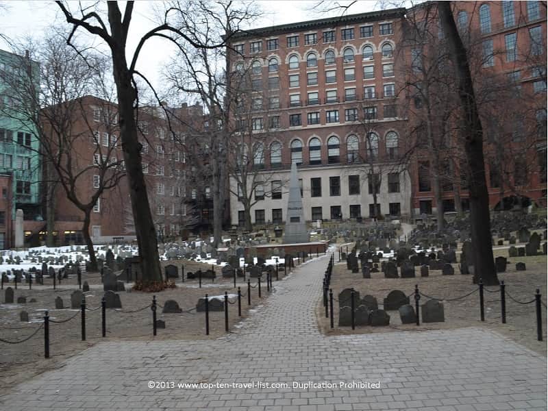Granary Burial Ground in Boston