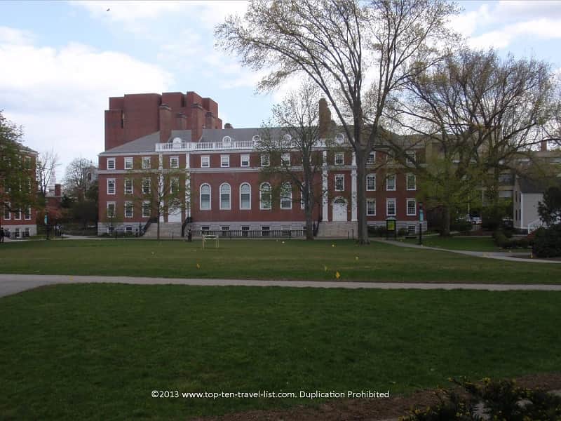 Beautiful historic buildings at Harvard University