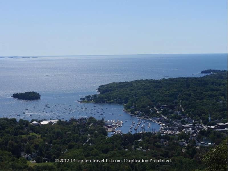 Stunning views at Camden Hills State Park 