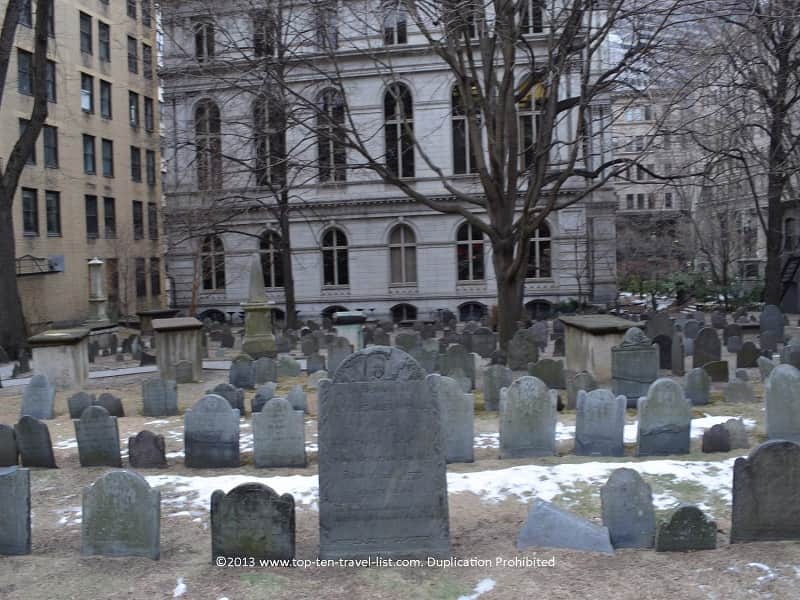 King's Chapel Burying Ground - The Freedom Trail 