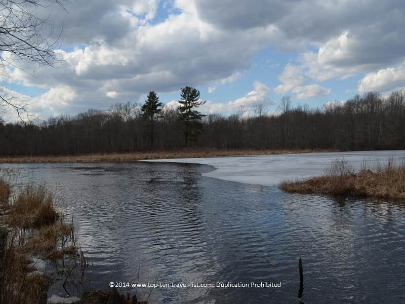 Scenic river views at Boyden Wildlife Refuge in 