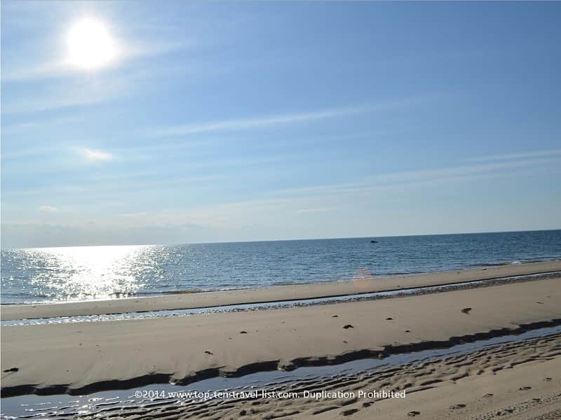 Beach view along the Cape Cod Island trail