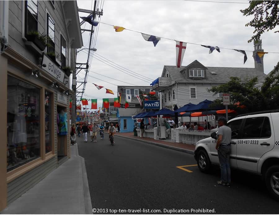 Commercial Street in Provincetown, Massachusetts