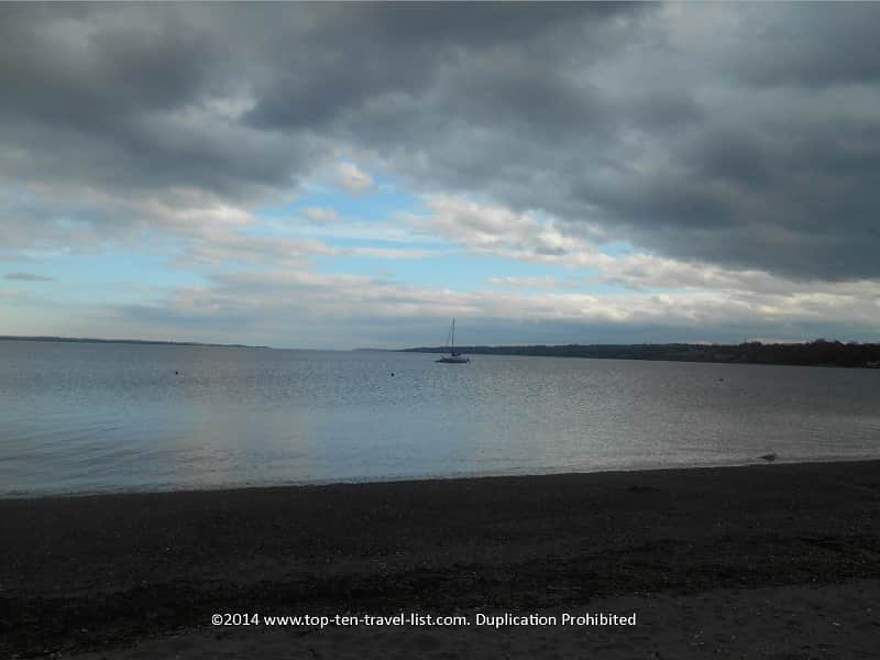 Dark day on Teddy's Beach