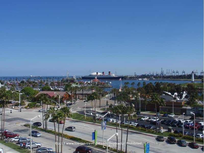 Great views from the Long Beach, CA Ferris Wheel