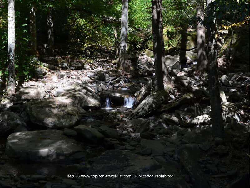 Small waterfall on the Kaaterskill Falls trail