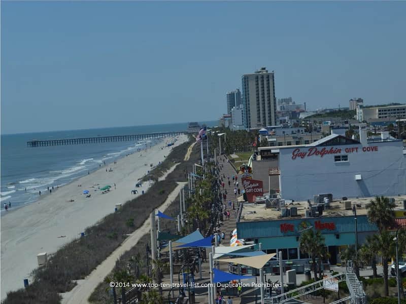 View of Myrtle Beach area from the Skywheel