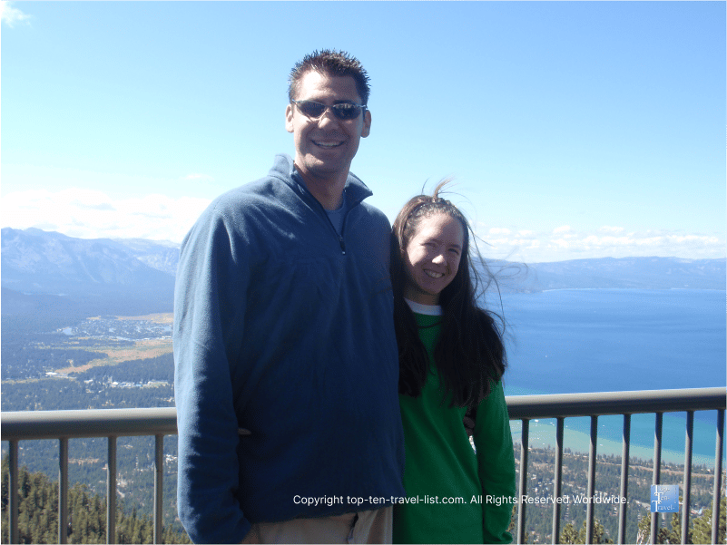 Best things to do in California - Lake Tahoe scenic overlook via Heavenly Gondola 