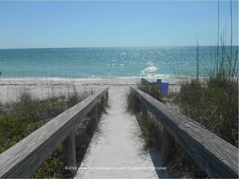 Boardwalk to Pass-A-Grille Beach in St. Petersburg