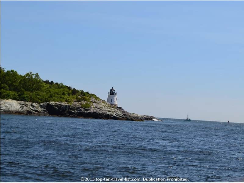 Castle Hill Lighthouse in Newport, Rhode Island