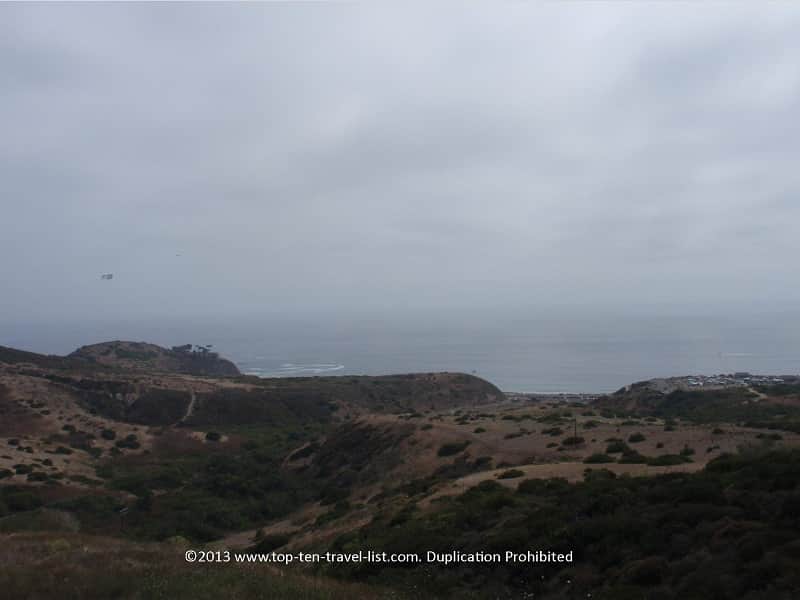Trail at Crystal Cove State park in Laguna Beach, CA