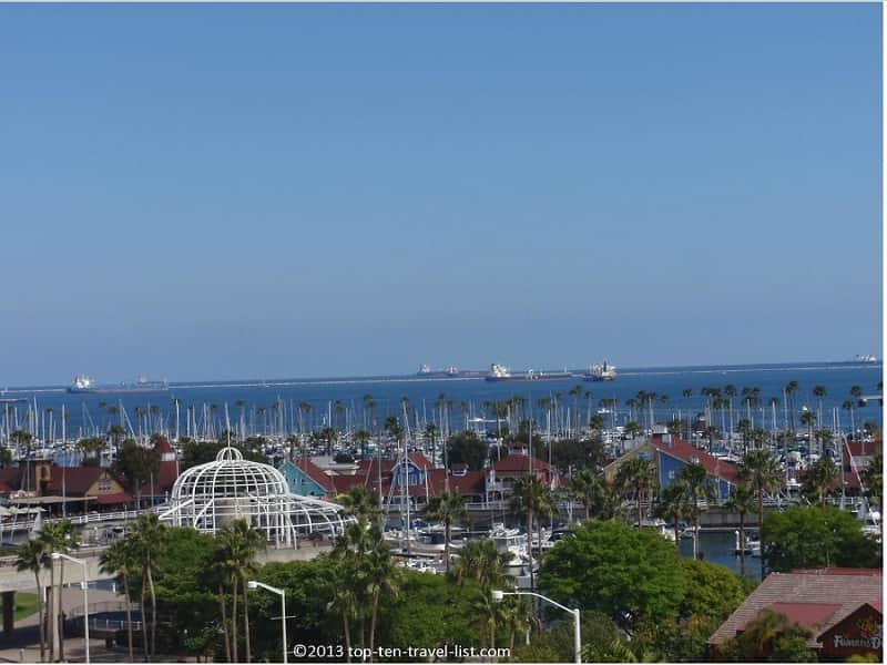 View of Shoreline Village from the Long Beach Ferris Wheel