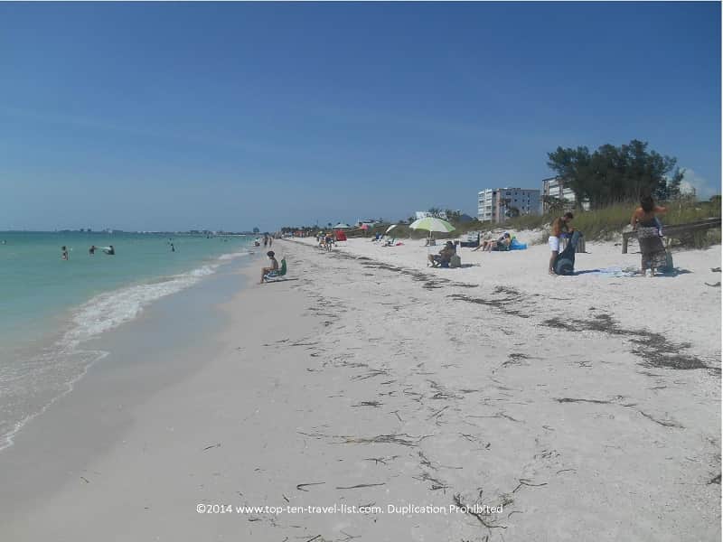 Summer day at Pass-A-Grille Beach in St. Petersburg
