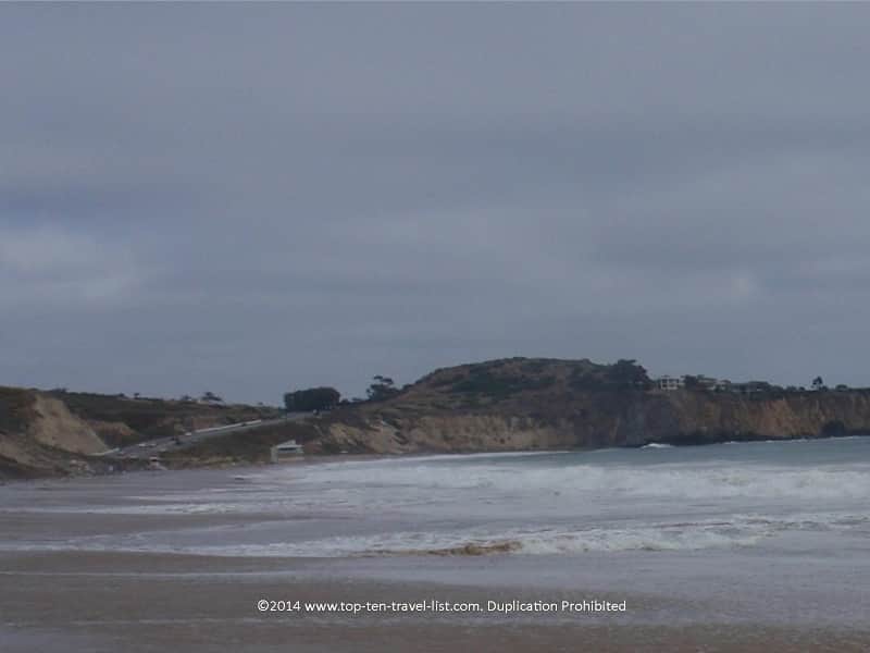 Secluded beach at Crystal Cove state Park