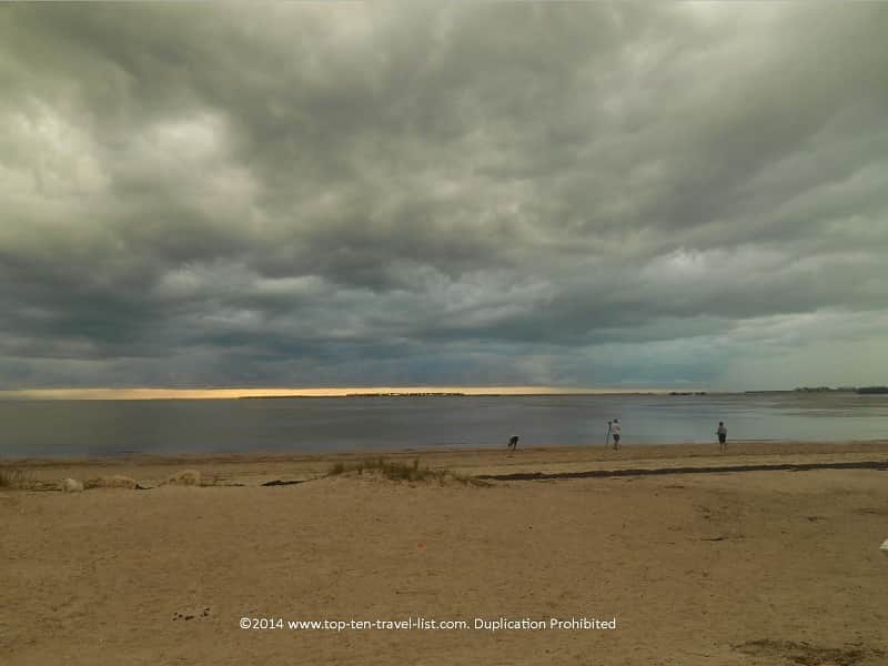 Photographers at Sunset Beach in Tarpon Springs, Florida