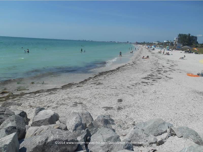Seashell collecting by the jetty at Pass-A-Grille Beach in St. Petersburg