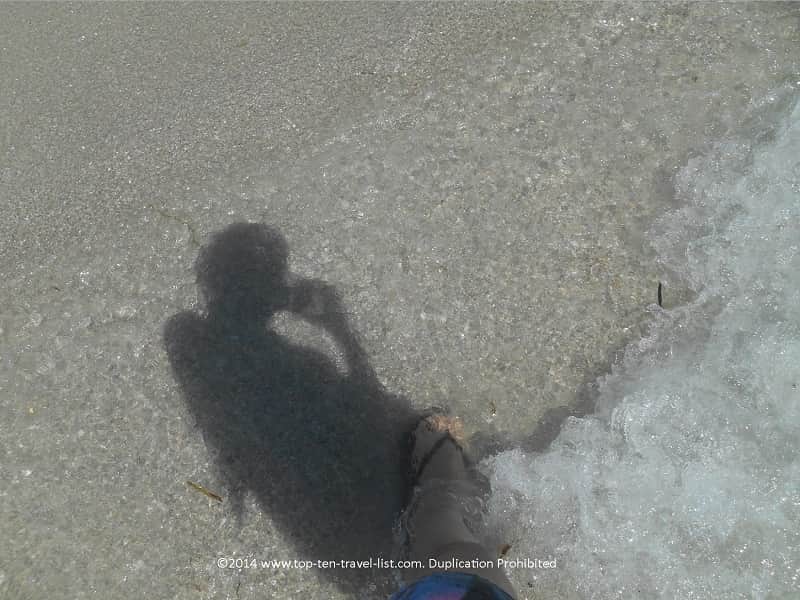 Clear water at Indian Rocks Beach