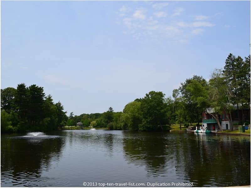 Pond at Slater Memorial Park in Pawtucket