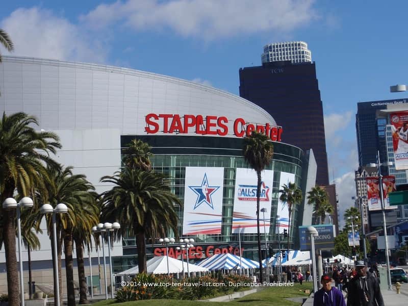 Staples Center in Los Angeles, California 