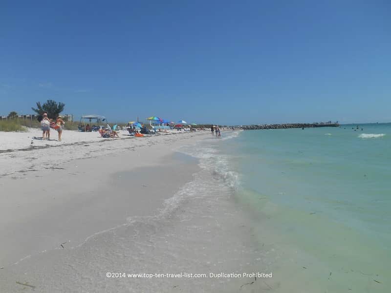 Clear water at Pass-a-Grille beach