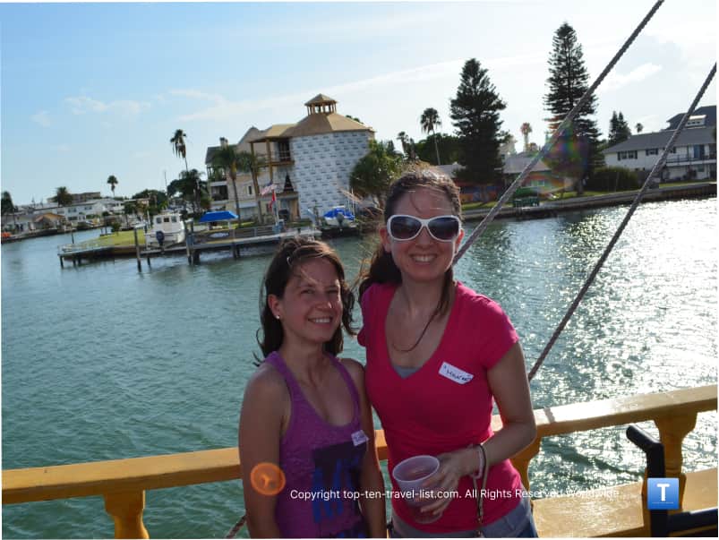 Pirate cruise scenery in St. Johns Pass, Florida