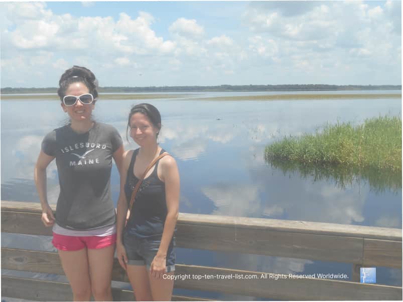 Overlook of the lake at Myakka River State Park