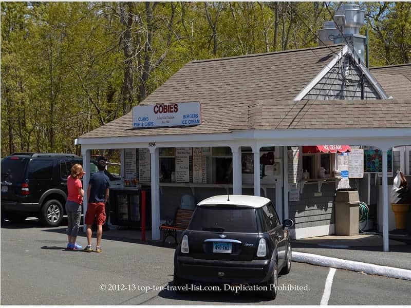 Cobie's Clam Shack along the Cape Cod Rail Trail