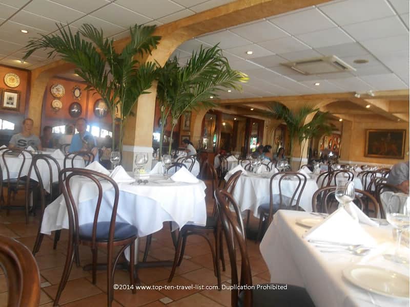 Columbia Restaurant Sarasota indoor dining room 