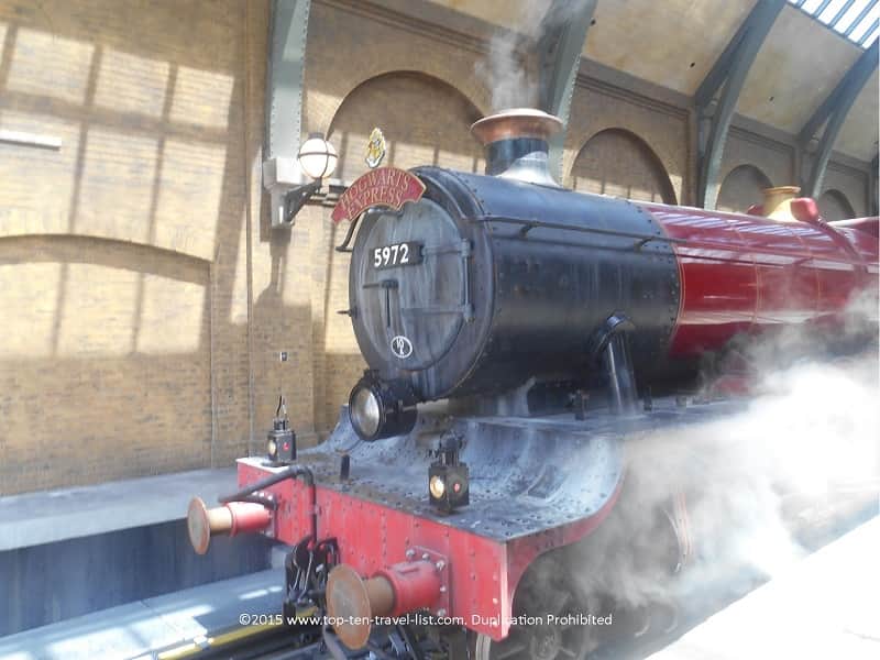 Hogwarts train at Universal Studios