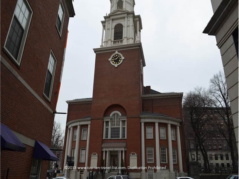 Park Street Church in Boston, Massachusetts