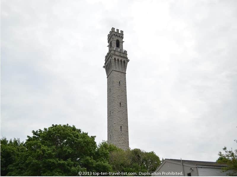 Pilgrim monument in Provincetown Cape Cod