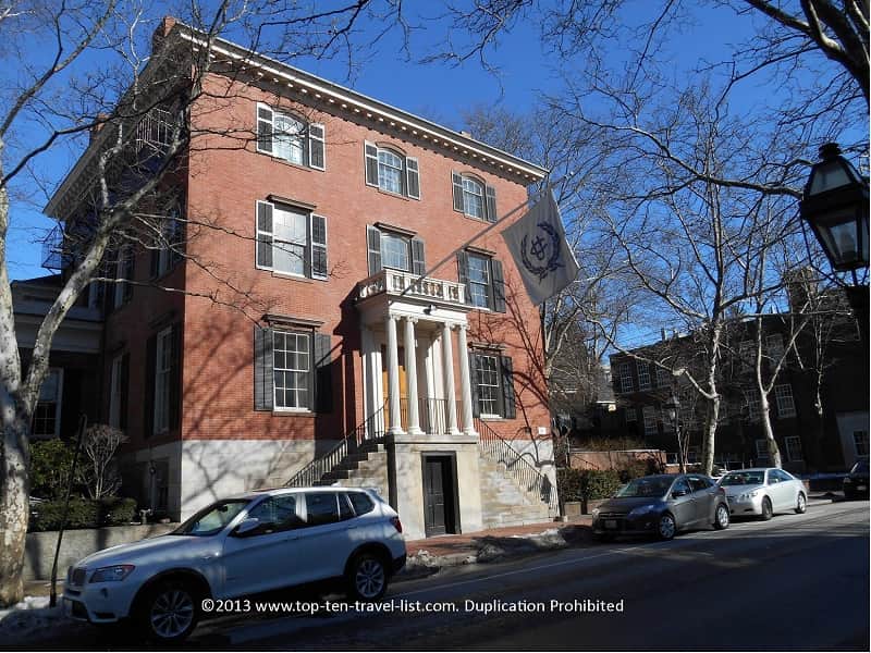 Rufus Waterman house on Benefit St. in Providence, Rhode Island
