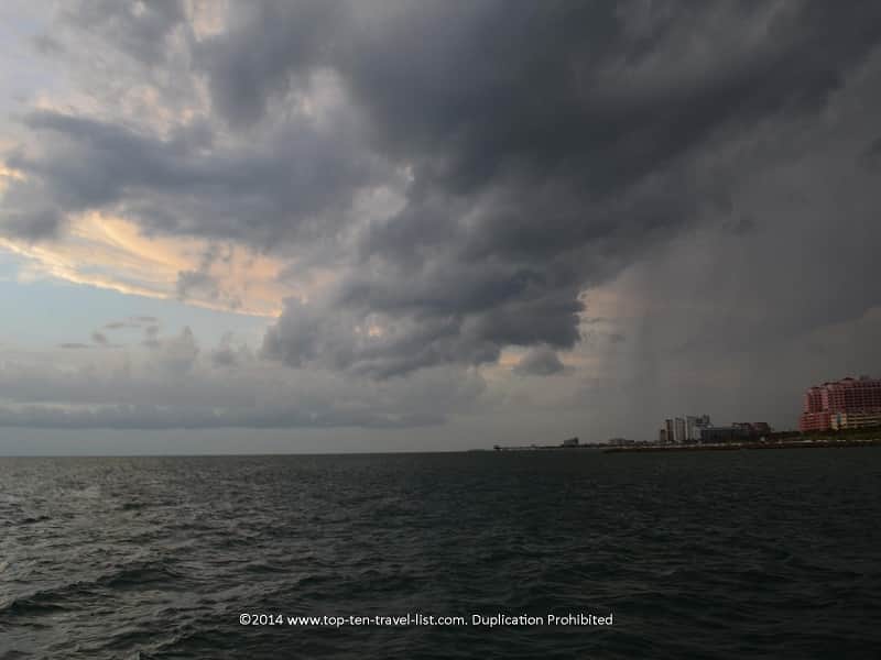 Dark storm clouds in Clearwater