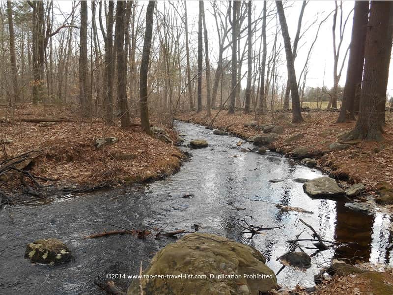 Stream at Caratunk Nature Refuge in Seekonk