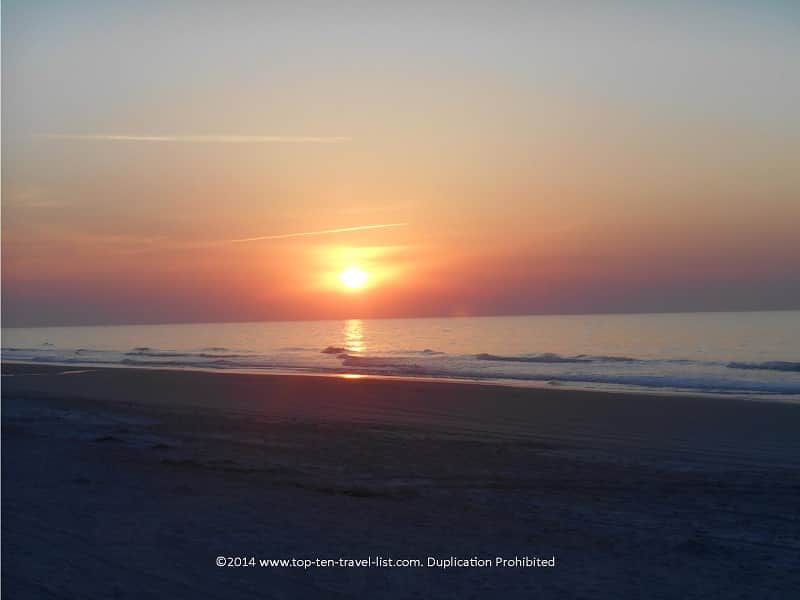 A gorgeous sunrise in Myrtle Beach, South Carolina 