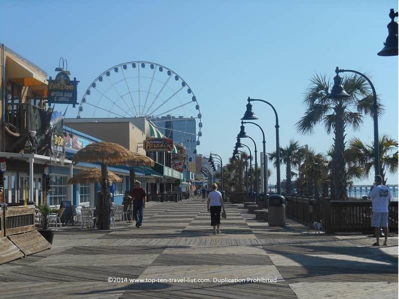 The Myrtle Beach, South Carolina boardwalk 