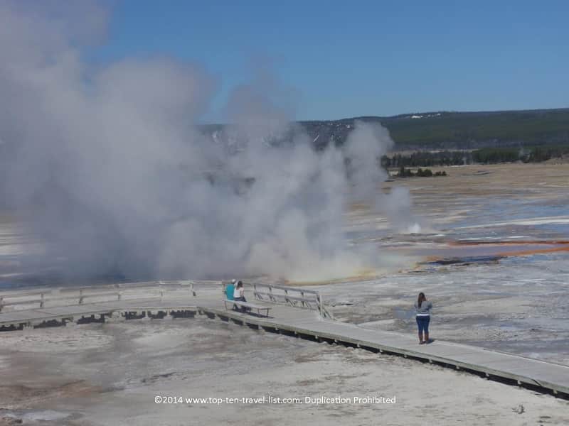 Thermal pools at Yellowstone