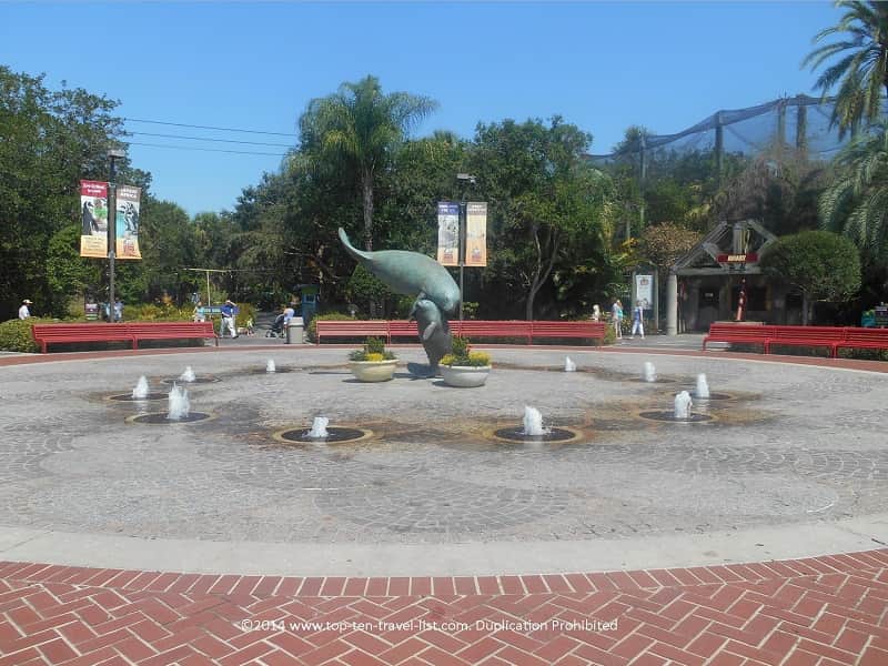 Splash pad at Zoo Tampa